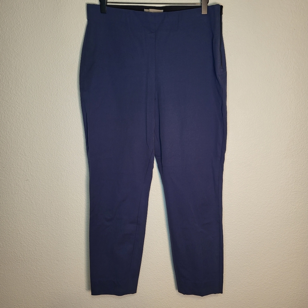 NWOT Everlane The Side-Zip Work Pant Navy Blue High Rise Ankle size 2